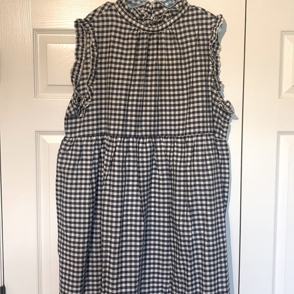 Plus Size Plaid MIDI Dress 3X